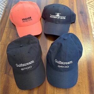 Gulfstream and Aviation Caps Set